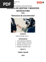 Entrevista a Una Mype