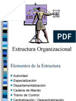 Estructura Organizacional - Diseño