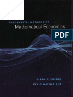 Fundamental Methods of Mathematical Econ PDF