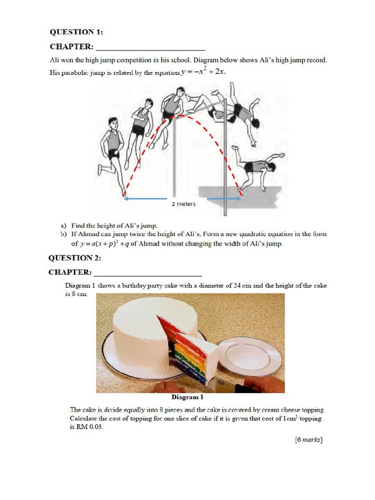 Kbat Addmaths Paper 2 | PDF