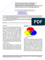 PLC and SCADA Based Color Mixing Process