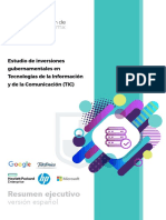 Inversion Gubernamental en TIC