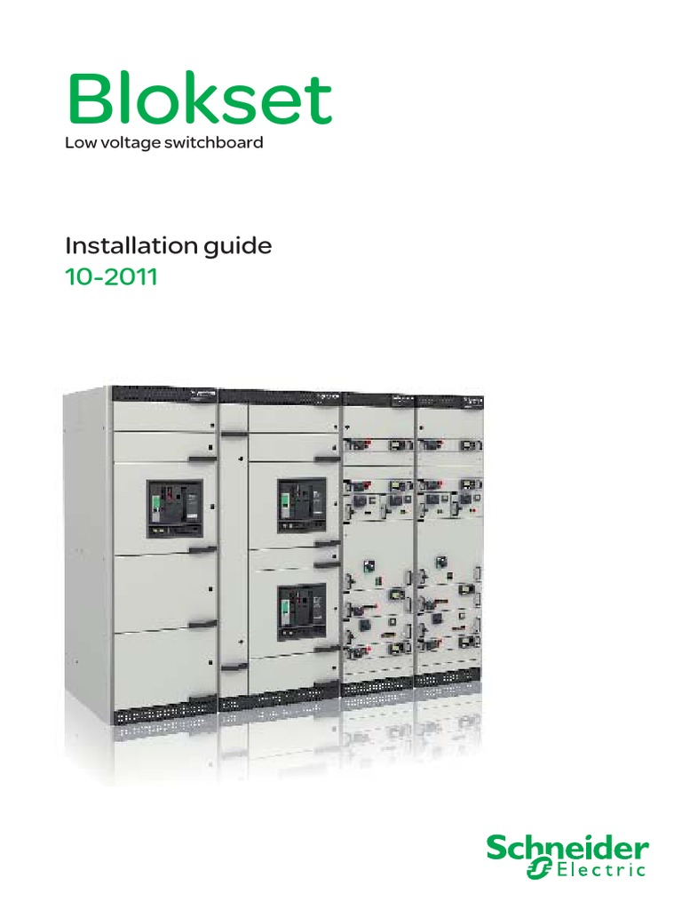 Manual SWGR Blokset PDF | PDF | Screw | Electrical Connector