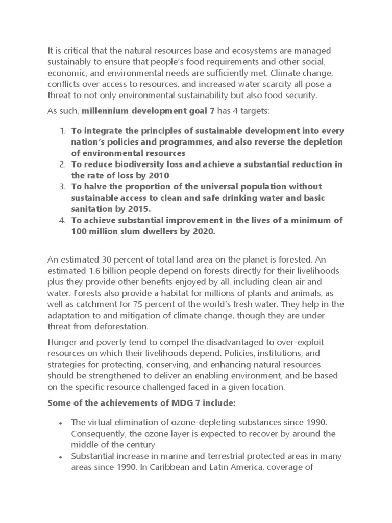 ROL Environmental Sustainability | PDF | Sustainability | Water Scarcity