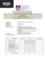 Civil Engineering Laboratory Uitm Pahang, Kampus Jengka Basic Structural Analysis ECM346 Open-Ended Lab September 2018 - January 2019