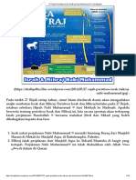 27 Rejab Peristiwa Israk & Mikraj Nabi Muhammad - Shafiqolbu