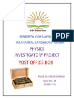 Physics Post Office Box