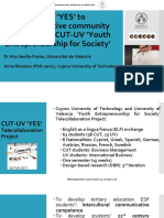 Saying YES' To Telecollaborative Community Engagement: CUT-UV Youth Entrepreneurship For Society'