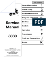 JCB 8080 Midi Excavator Service Repair Manual SN1024000 Onwards PDF