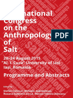 First International Congress on the Anth