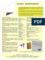 DoReMi Seismograph Flexibility & Precision