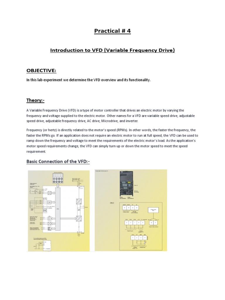 VFD Overview and Functionality Guide | PDF | Components | Physical ...