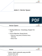 Module 1 Vector Space