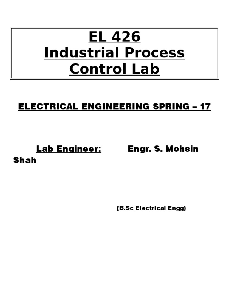 Lab Engr & Tech Name Title PDF