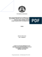 Universitas Indonesia Pengaruh Psikoeduk PDF