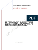 2015 0 Acuerdo Mpal 012 Pdm Guaduas PDF Original Firmado
