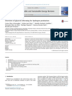 Descripcion General Del Reformado de Glicerol para La Produccion de Hidrogeno PDF