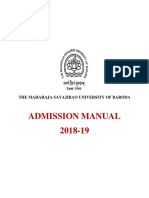 Admission Manual 2018-19