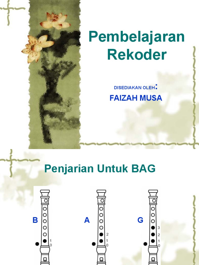 01 Belajar Rekoder | PDF
