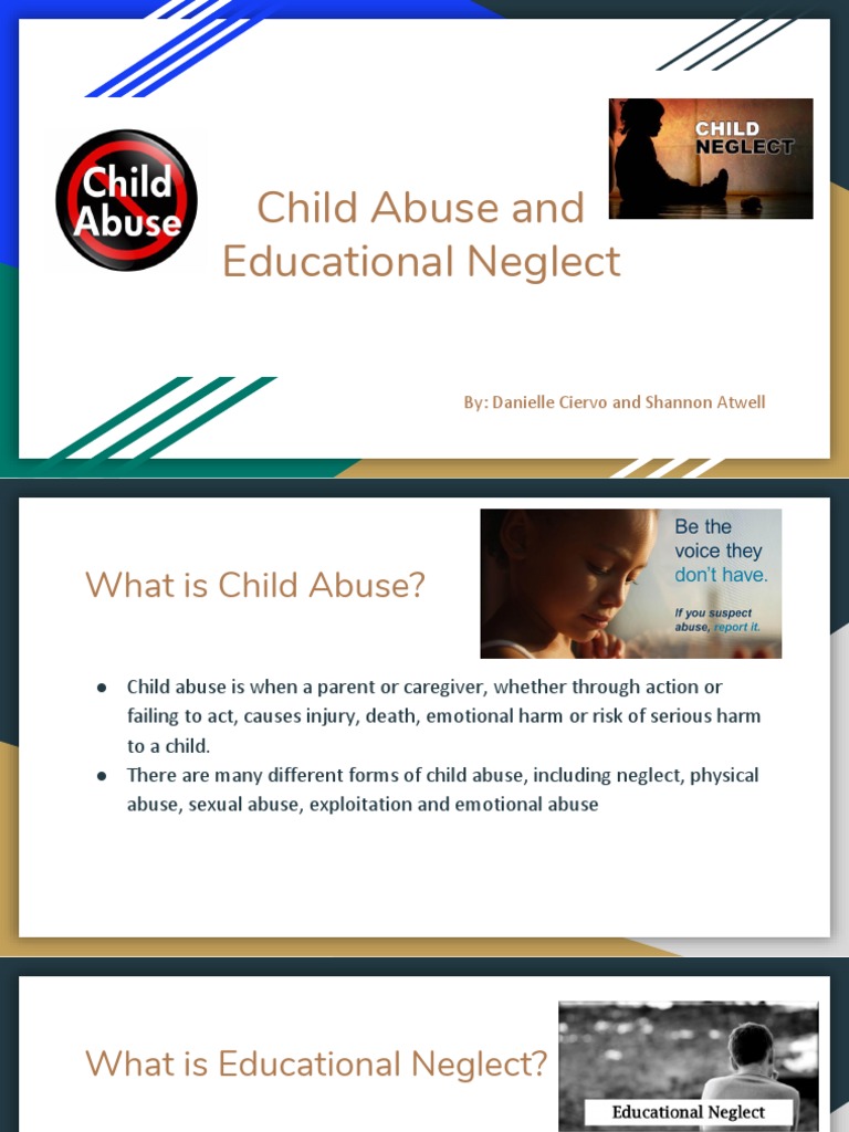 Child Abuse and Educational Neglect | PDF | Child Abuse | Child Neglect
