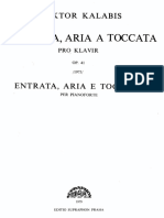 Kalabis - Entrata Aria e Toccata PDF