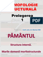 Geomorfologie Tectono-Structurala