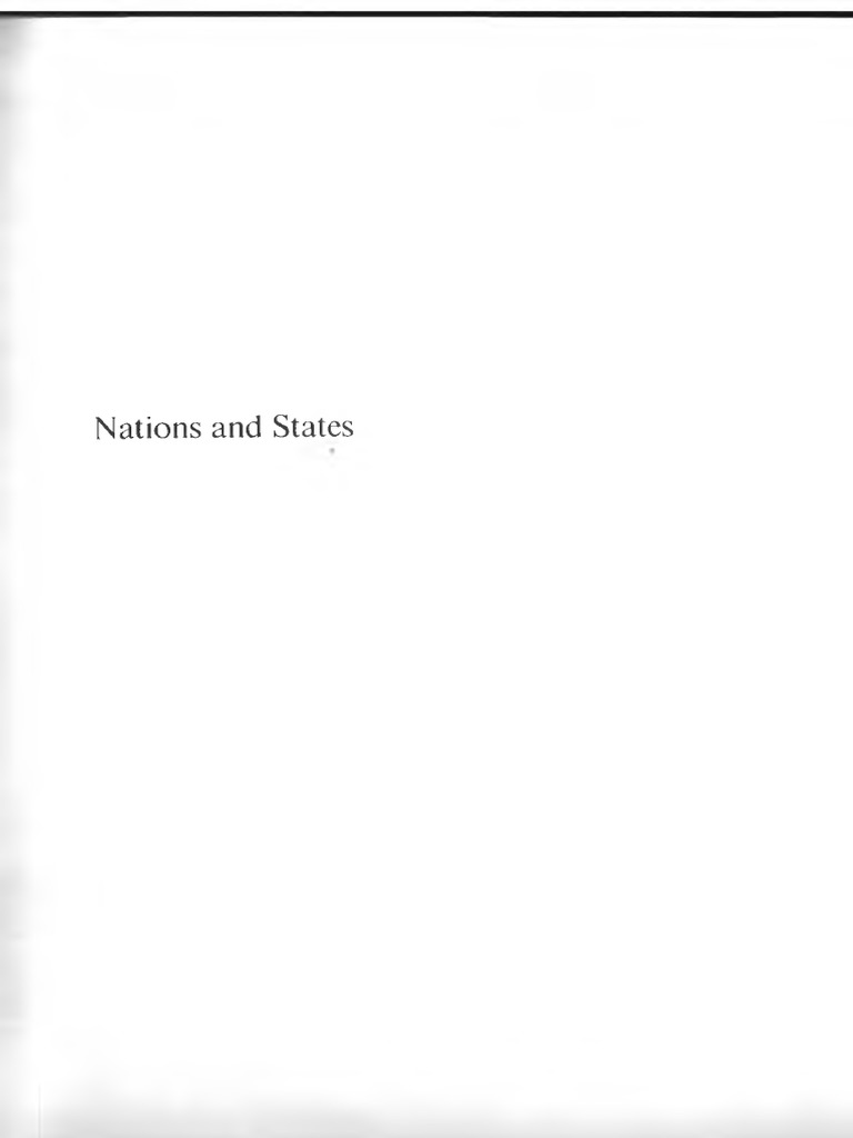 Hugh Seton Watson Nations And States Methuen Co Ltd 1977 Pdf Empire Nationalism
