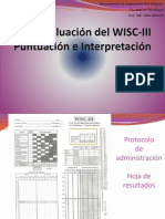 Evaluación Del Wisc-III