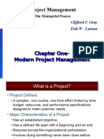 Chapter One-Modern Project Management