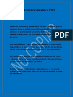 Edicion de Un Documento en Word