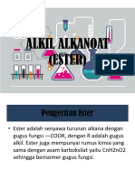 Alkil Alkonoat (Ester)