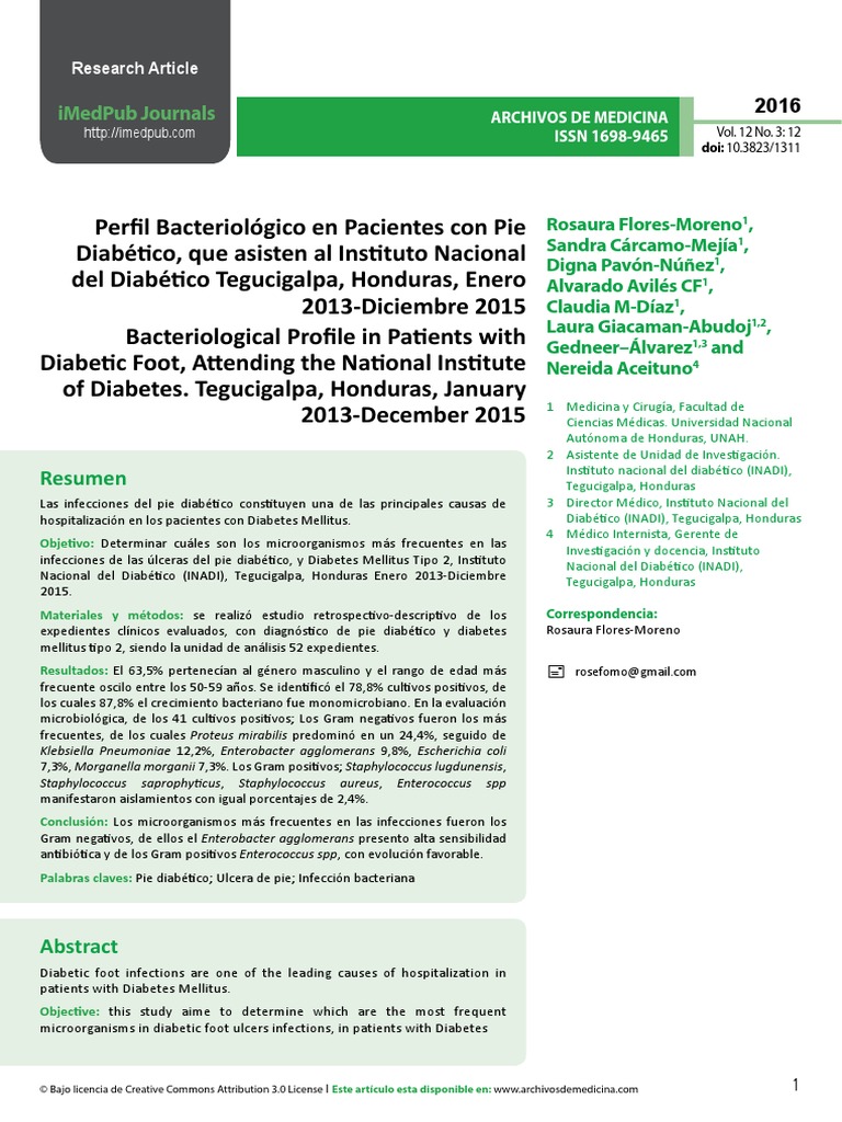 Pie Diabètico y Los Que Pueden Crecer PDF