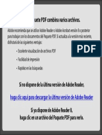 Este Paquete PDF Combina Varios Archivos.: Si No Dispone de La Última Versión de Adobe Reader
