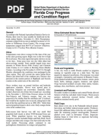 Florida Crop Progress and Condition Report