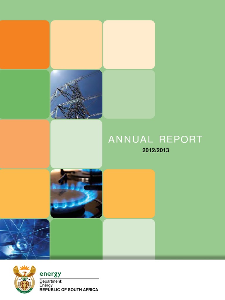South Africa Energy Dept. Annual Report 2013 | PDF | Renewable Energy ...