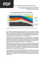 Energia renovável deve responder por 50% da eletricidade mundial até 2050