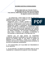 Las Obligaciones Sujetas a Modalidades