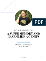 A Super Memory and Learn Like A Genius: How To Develop
