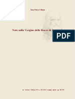 Colianu Ioan Petru, Note Sulla Vergine Delle Rocce Di Leonardo. in “Aevum”, Milano, 1975, A. 49 f III-IV, Maggio-Agosto Pp. 389-393