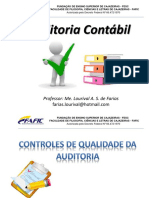 Supervisão e Qualidade em Auditoria