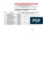 Daftar Nilai Uas Praktek