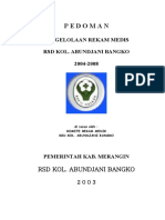 Pedoman Rekam Medis 2005-2010