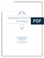 Geologìa Estructural y Tectònica