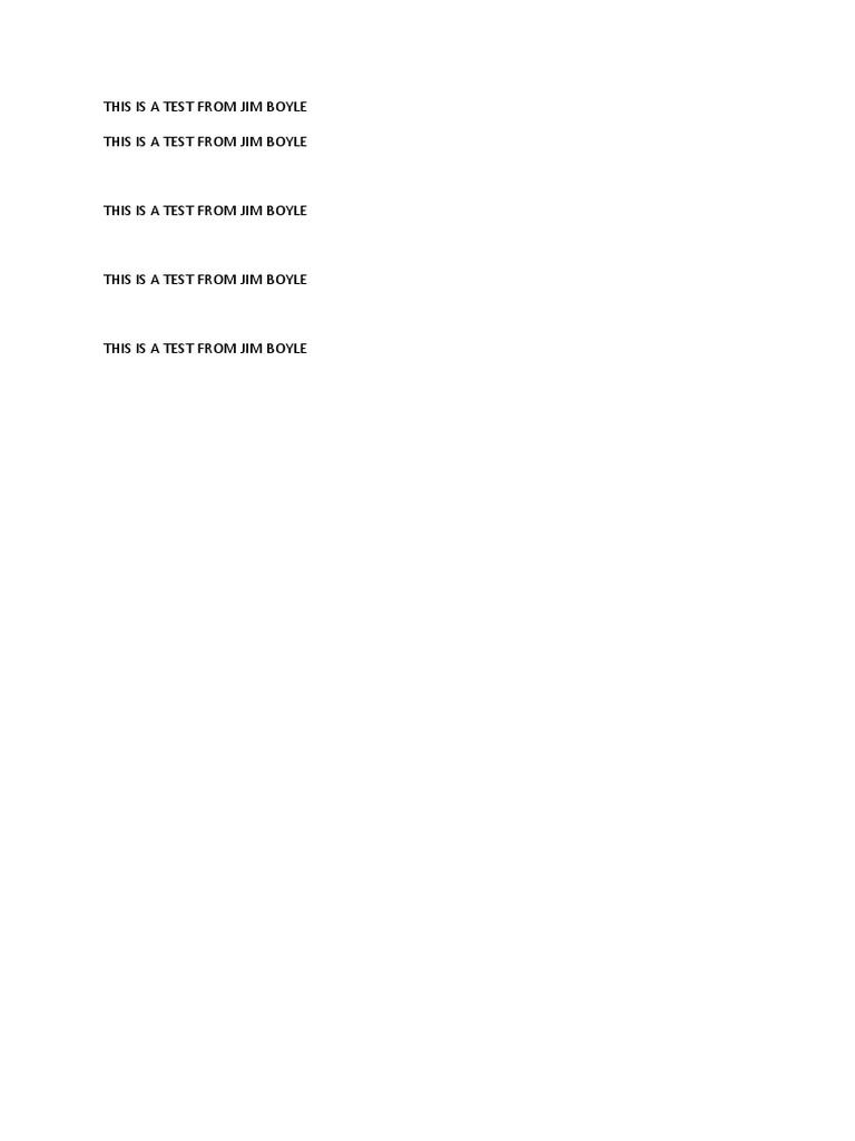 This Is A Test | PDF