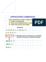 Operaciones Combinadas