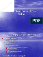 Capital Structure and Firm Value
