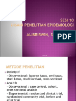 SESI 10 Disain Penelitian Epidemiologi Deskriptif