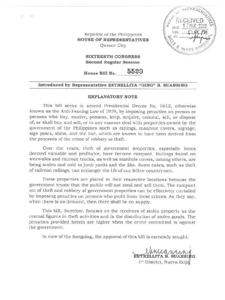 P.D 1612Anti Fencing Law PDF