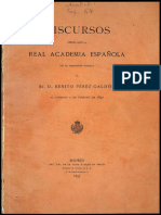 La Sociedad Presente Como Materia Novelable. - Pérez Galdós