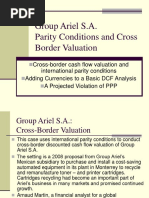 Group Ariel S.A. Parity Conditions and Cross Border Valuation